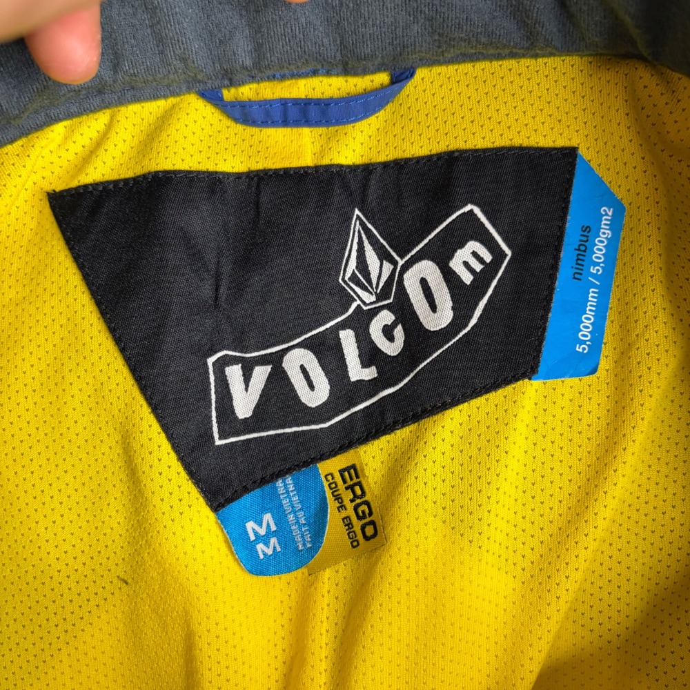 Volcom Carbon Snow Pants Mens Medium Blue Nimbus 5K Waterproof Ergo Fit G1351213 - Picture 3 of 9